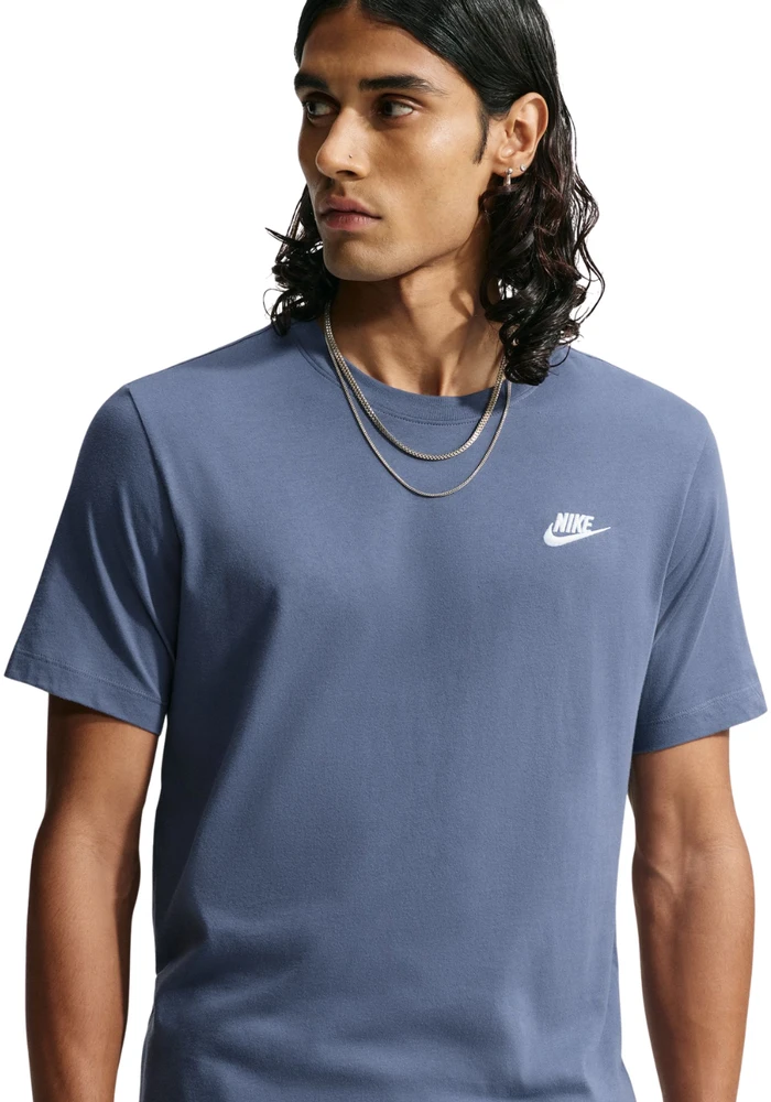 Vyriški marškinėliai Nike Club Tee mėlyna AR4997 491 (XL)