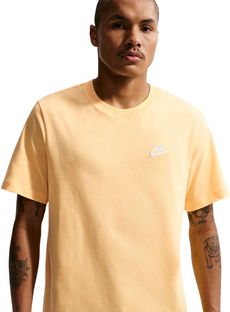 Vyriški marškinėliai Nike Club Tee oranžinė AR4997 795 (S)