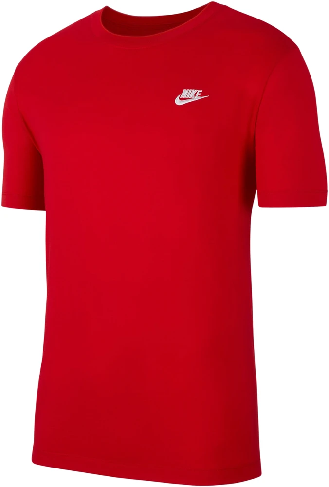 Vyriški marškinėliai Nike Club Tee raudona AR4997 657 (M)