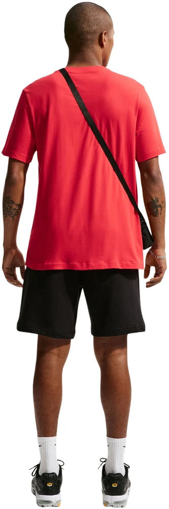 Vyriški marškinėliai Nike Club Tee raudona AR4997 657 (M)