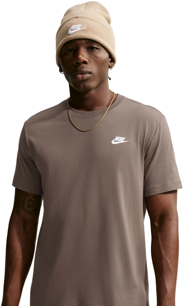 Vyriški marškinėliai Nike Club Tee ruda AR4997 274 (XL)