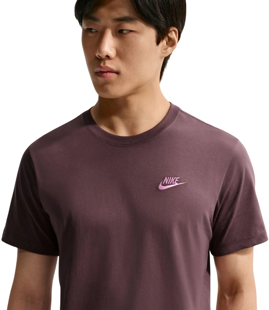 Vyriški marškinėliai Nike Club Tee ruda AR4997 502 (S)