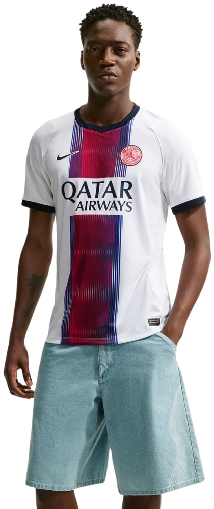 Vyriški marškinėliai Nike Dri-Fit Paris Saint-Germain Stadium 2026/27 replika balta II1924 101 (XL)
