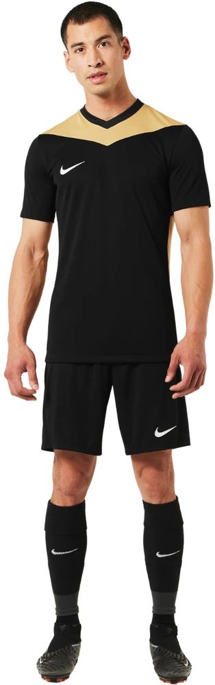 Vyriški marškinėliai Nike Dri-FIT Park Derby IV Jersey juoda-auksinė FD7430 011 (M)