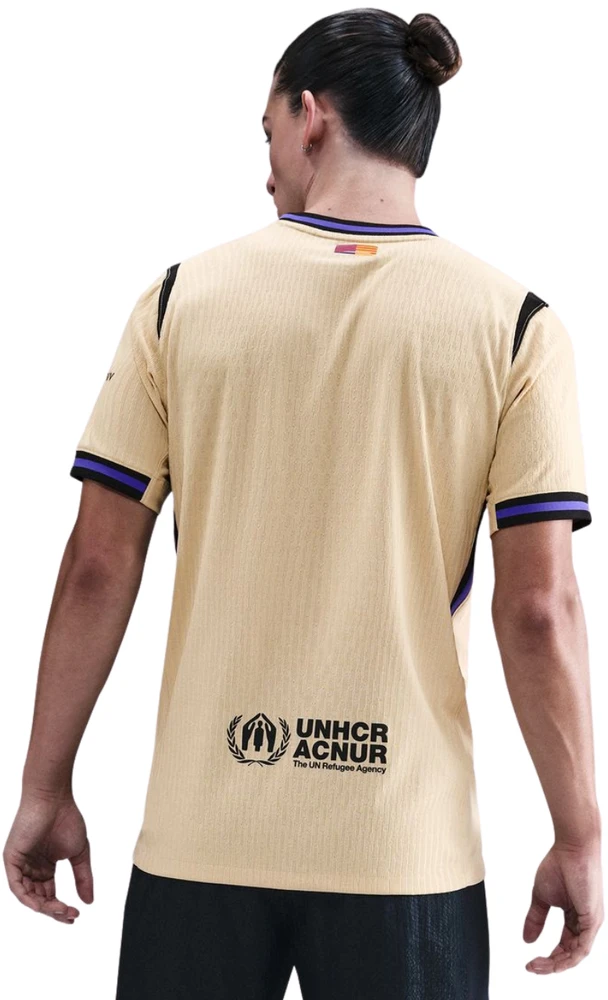 Vyriški marškinėliai Nike FC Barcelona 2025/26 Match Away smėlio sp. HJ4554 784 (M)