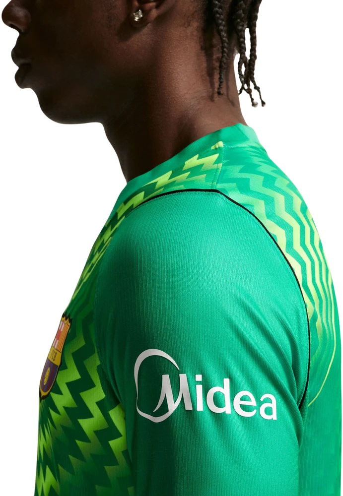 Vyriški marškinėliai Nike FC Barcelona Stadium Goalkeeper 2026/27 žalia II1997 324 (M)