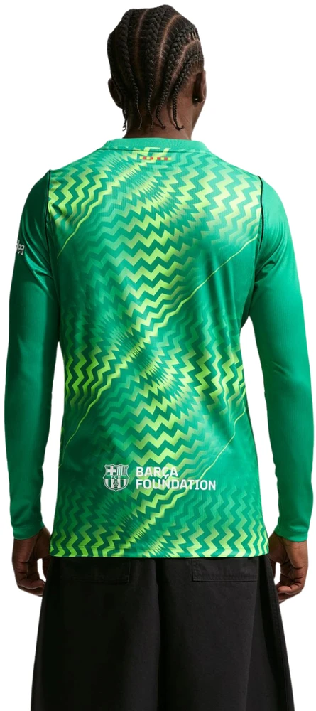 Vyriški marškinėliai Nike FC Barcelona Stadium Goalkeeper 2026/27 žalia II1997 324 (M)