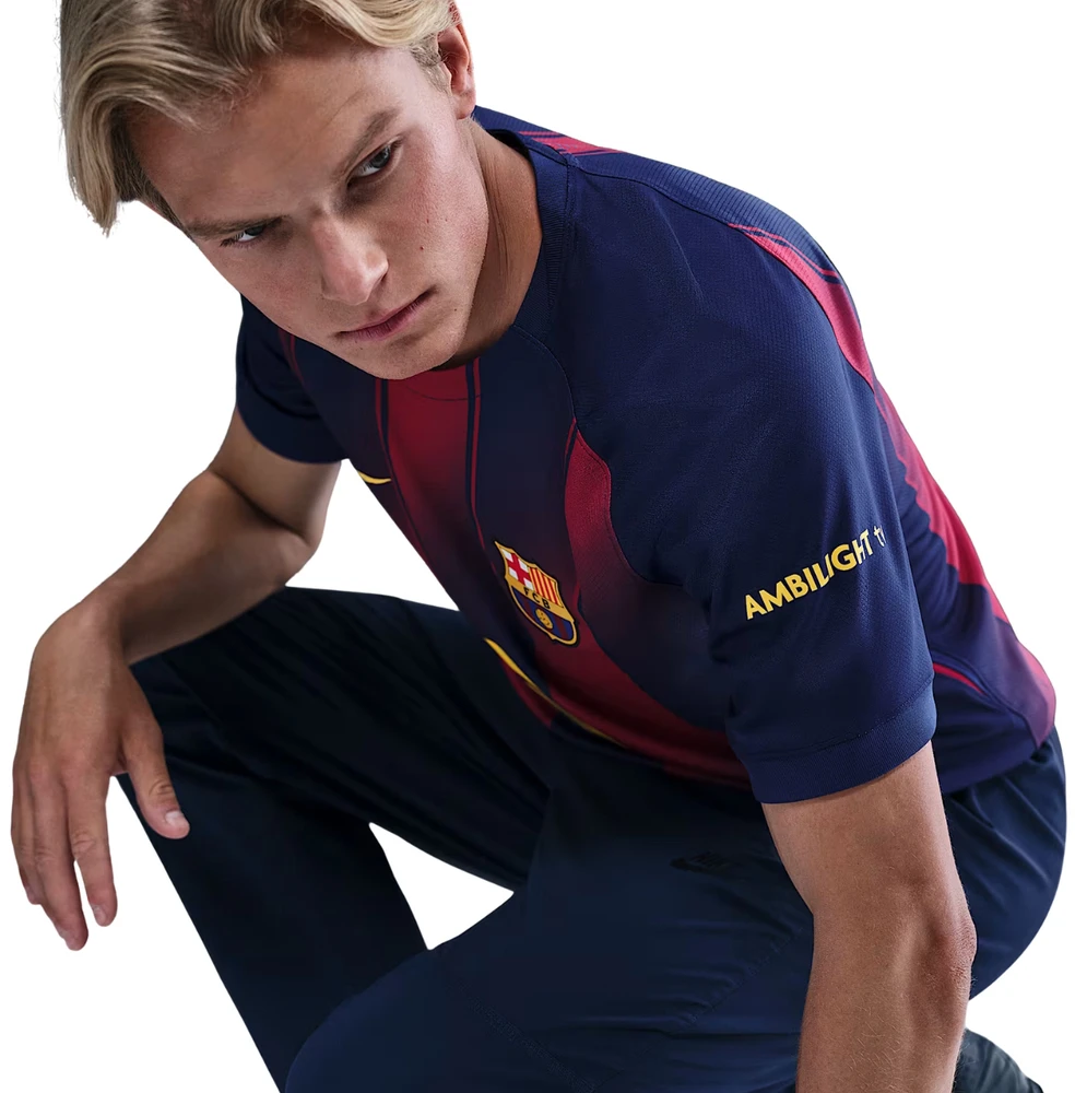 Vyriški marškinėliai Nike FC Barcelona Stadium Home 25/26 tamsiai mėlyna HJ4590 456 (M)