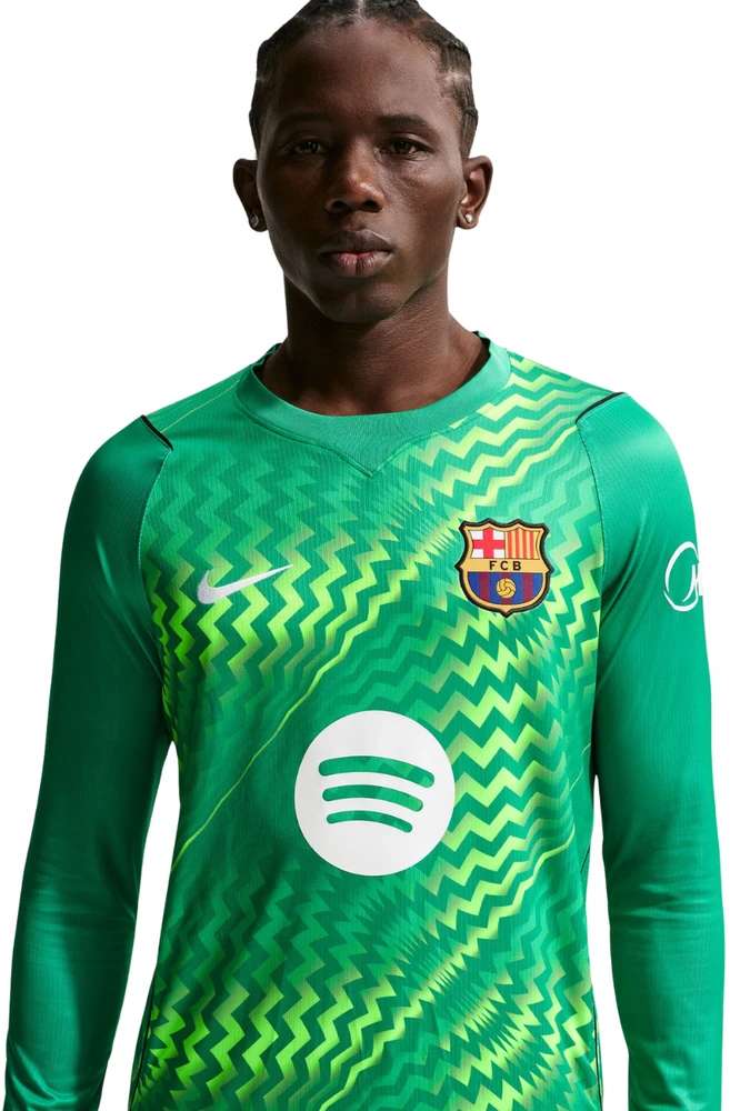 Vyriški marškinėliai Nike FC Barcelona Stadium Goalkeeper 2026/27 žalia II1997 324 (M)