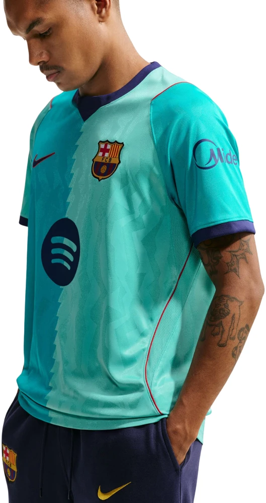 Vyriški marškinėliai Nike FC Barcelona Stadium 2026/27 žalia II6652 301 (M)