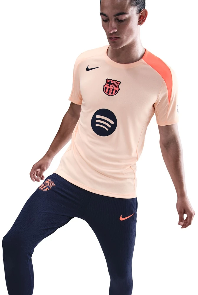 Vyriški marškinėliai Nike FC Barcelona Strike Third oranžinė HM3344 808 (2XL)