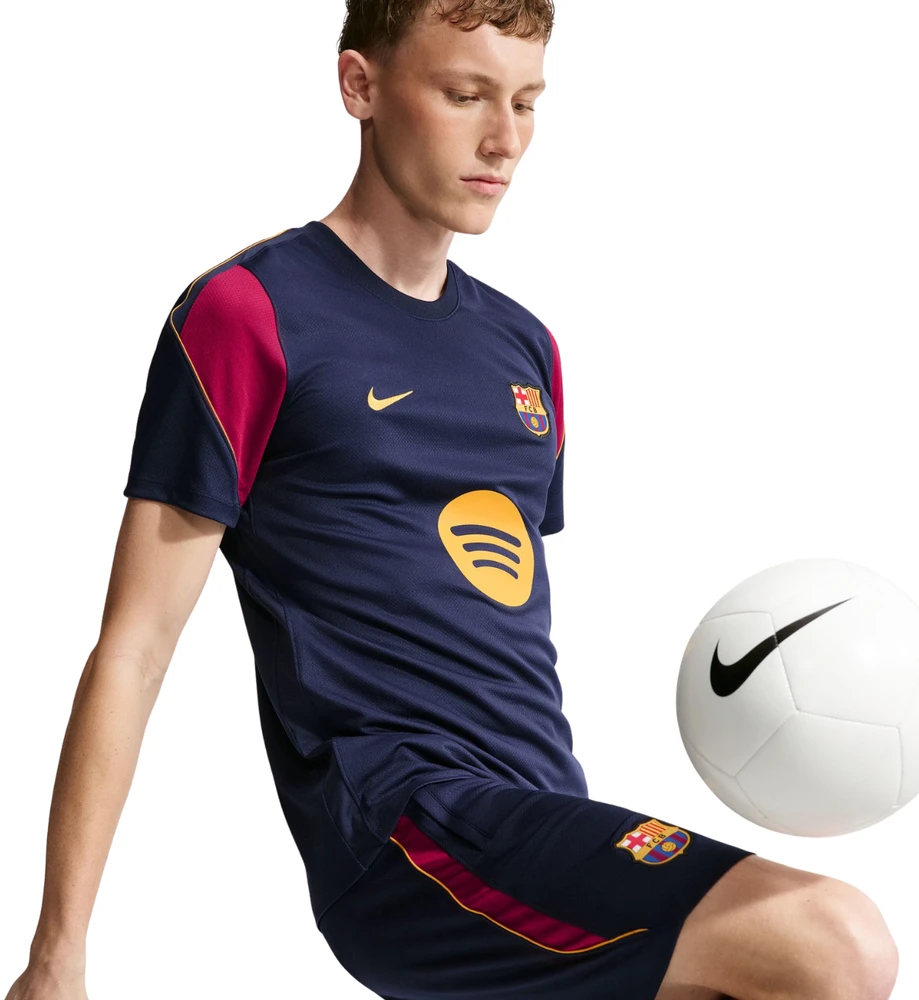 Vyriški marškinėliai Nike FC Barcelona Strike tamsiai mėlyna II2254 401 (XL)