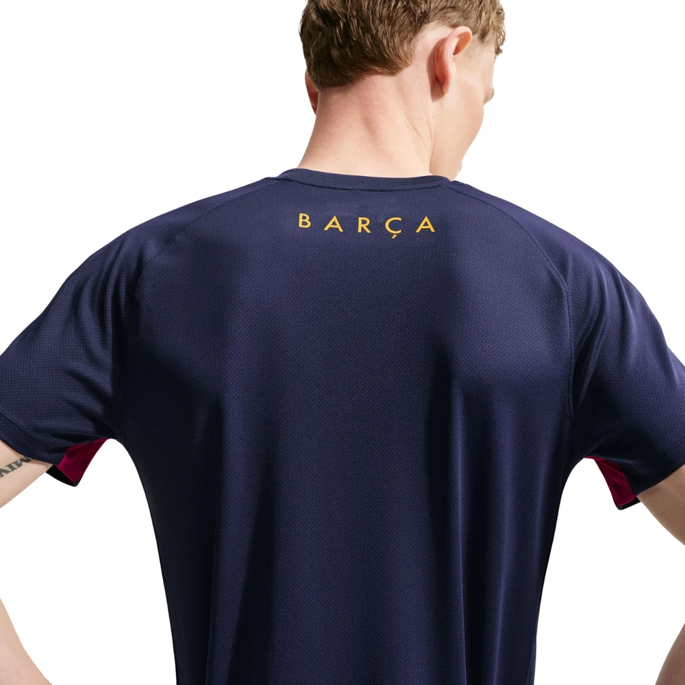 Vyriški marškinėliai Nike FC Barcelona Strike tamsiai mėlyna II2254 401 (XL)