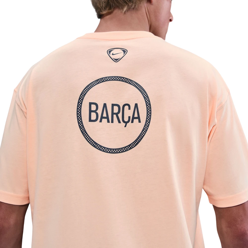 Vyriški marškinėliai Nike FC Barcelona T90 Remix oranžinė HQ8388 807 (L)