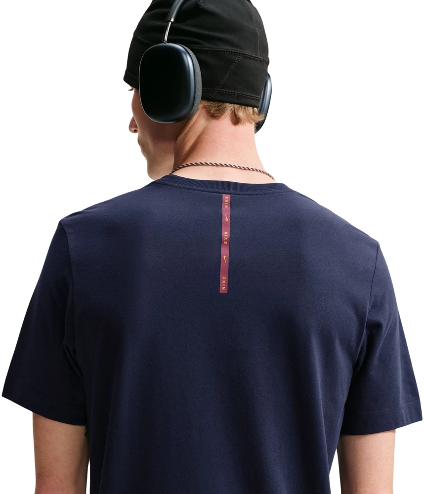 Vyriški marškinėliai Nike FC Barcelona tamsiai mėlyna IQ5030 498 (L)