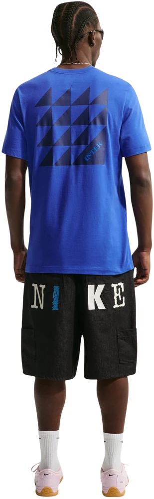 Vyriški marškinėliai Nike Inter Mediolan Club mėlyna IM1687 438 (XL)