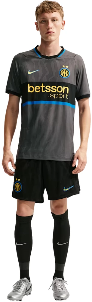 Vyriški marškinėliai Nike Inter Mediolan Match 2026/27 pilka II6640 069 (XL)