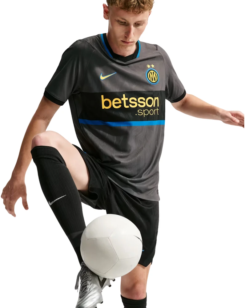 Vyriški marškinėliai Nike Inter Mediolan Match 2026/27 pilka II6640 069 (XL)
