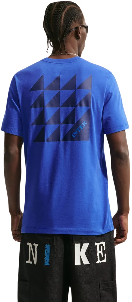 Vyriški marškinėliai Nike Inter Mediolan Club mėlyna IM1687 438 (XL)