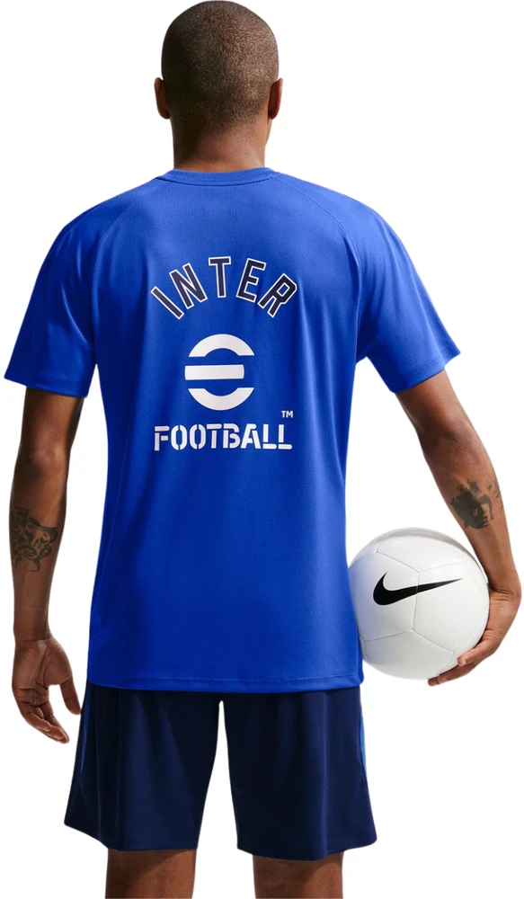 Vyriški marškinėliai Nike Inter Milan Strike mėlyna II2289 439 (M)