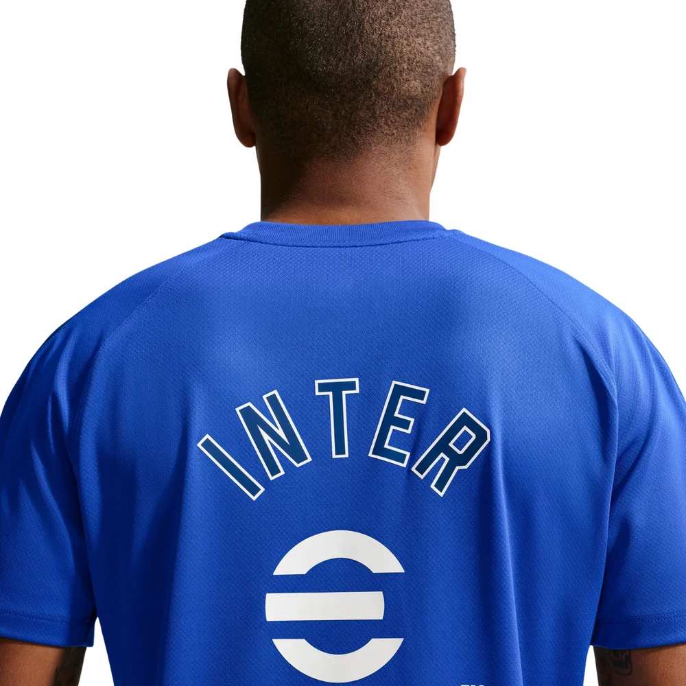 Vyriški marškinėliai Nike Inter Milan Strike mėlyna II2289 439 (M)