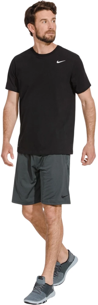 Vyriški marškinėliai Nike Nk Df Te Dfc Crew Solid juoda AR6029 010 (2XL)