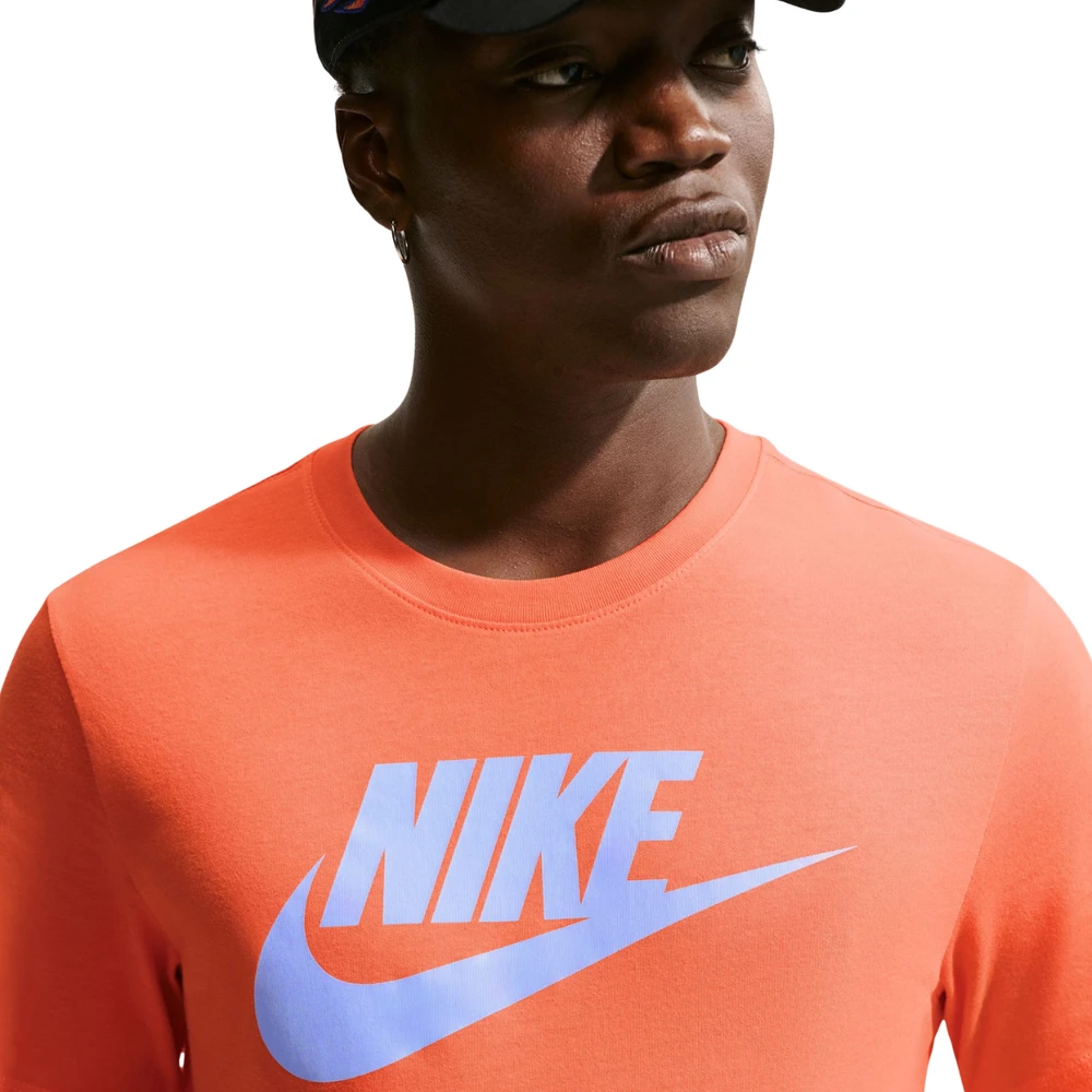 Vyriški marškinėliai Nike Nsw Tee Icon Futura oranžinė AR5004 835 (M)