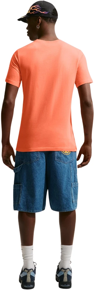 Vyriški marškinėliai Nike Nsw Tee Icon Futura oranžinė AR5004 835 (M)