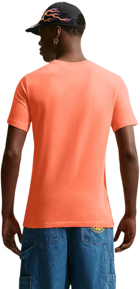 Vyriški marškinėliai Nike Nsw Tee Icon Futura oranžinė AR5004 835 (M)