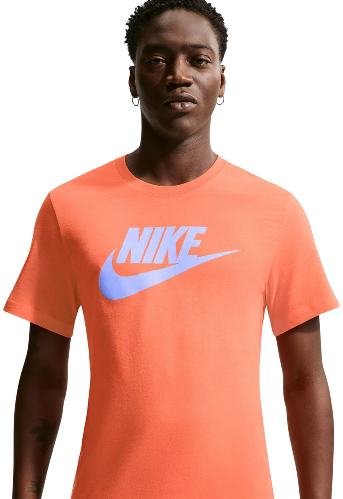 Vyriški marškinėliai Nike Nsw Tee Icon Futura oranžinė AR5004 835 (M)