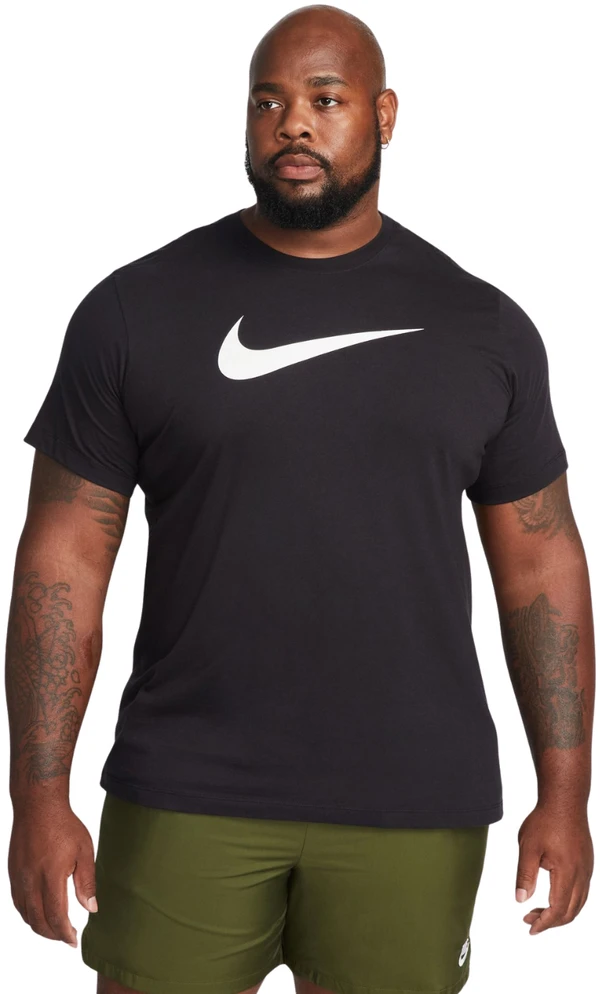 Vyriški marškinėliai Nike Nsw Tee Icon Swoosh juoda DC5094 010 (2XL)