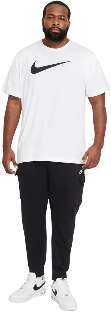 Vyriški marškinėliai Nike Nsw Tee Icon Swoosh balta DC5094 100 (S)