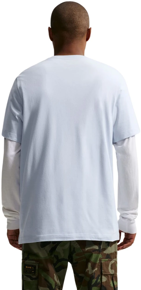 Vyriški marškinėliai Nike Nsw Tee Icon Swoosh melsva DC5094 408 (S)