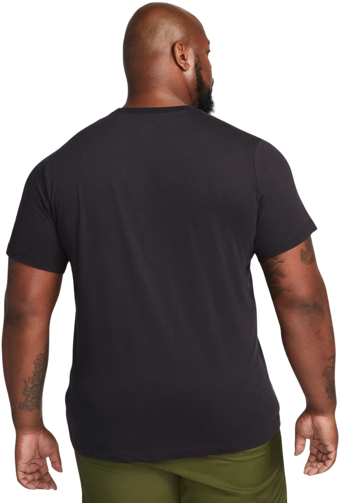 Vyriški marškinėliai Nike Nsw Tee Icon Swoosh juoda DC5094 010 (2XL)