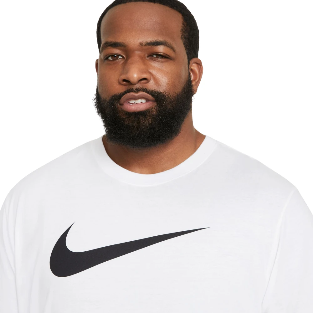 Vyriški marškinėliai Nike Nsw Tee Icon Swoosh balta DC5094 100 (S)