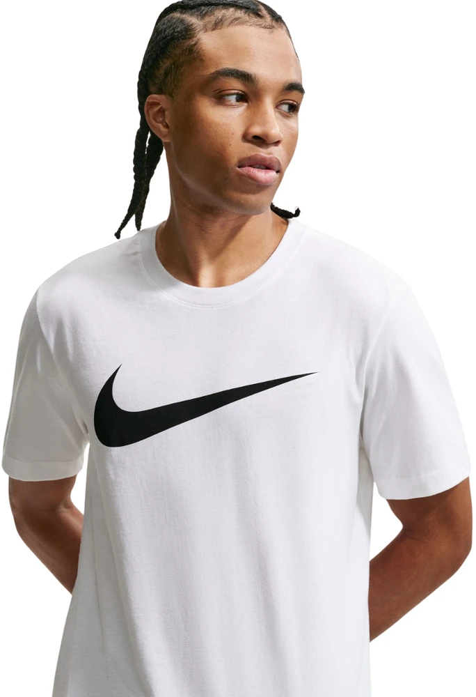 Vyriški marškinėliai Nike Nsw Tee Icon Swoosh balta DC5094 100 (S)