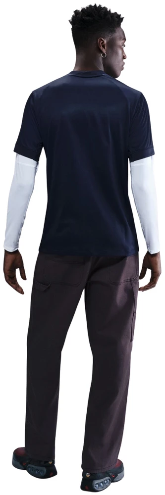 Vyriški marškinėliai Nike PSG Dri-Fit Jersey SS Stadium Home tamsiai mėlyna HJ4593 411 (2XL)