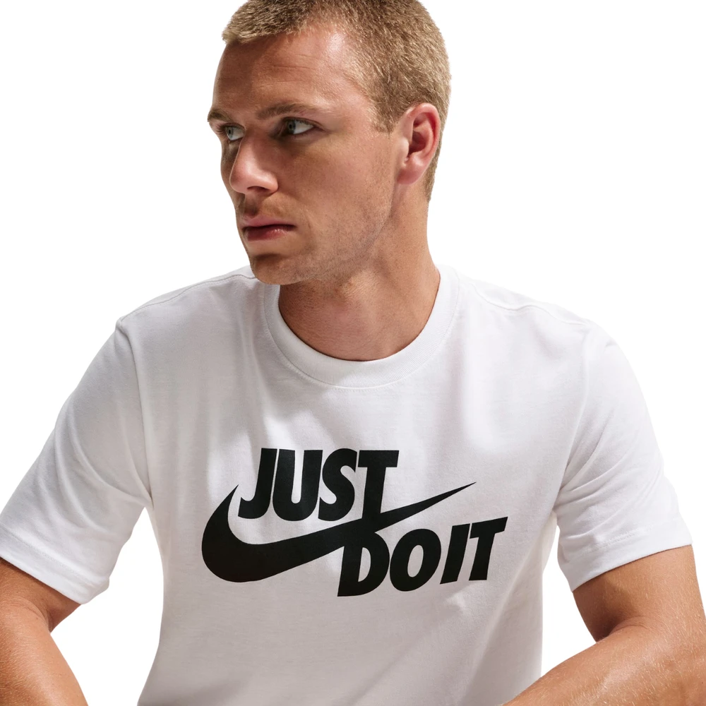 Vyriški marškinėliai Nike Tee Just do It Swoosh balta AR5006 100 (S)