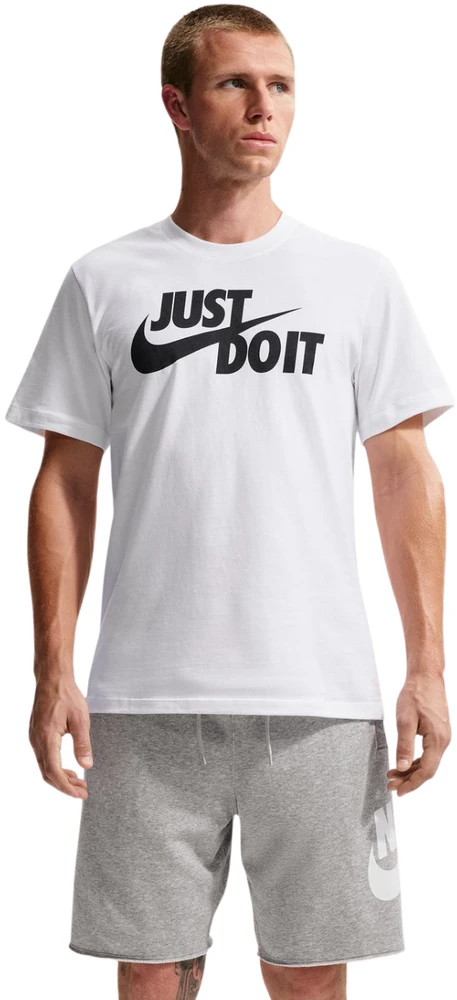 Vyriški marškinėliai Nike Tee Just do It Swoosh balta AR5006 100 (S)