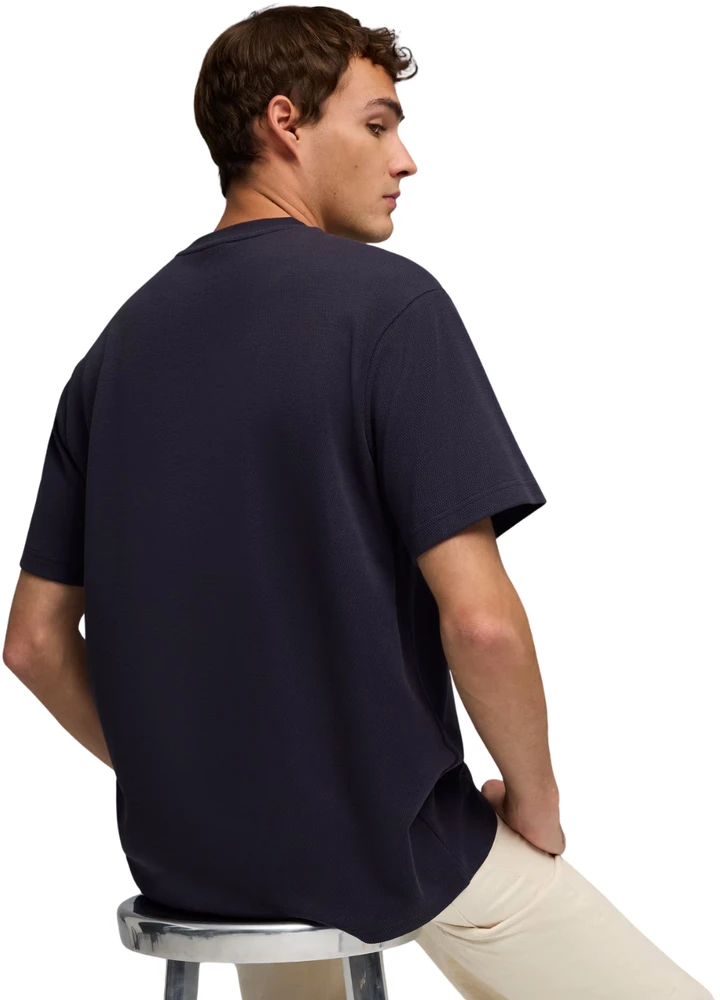 Vyriški marškinėliai Puma ESS Elevated Relaxed Tee tamsiai mėlyna 692018 16 (S)