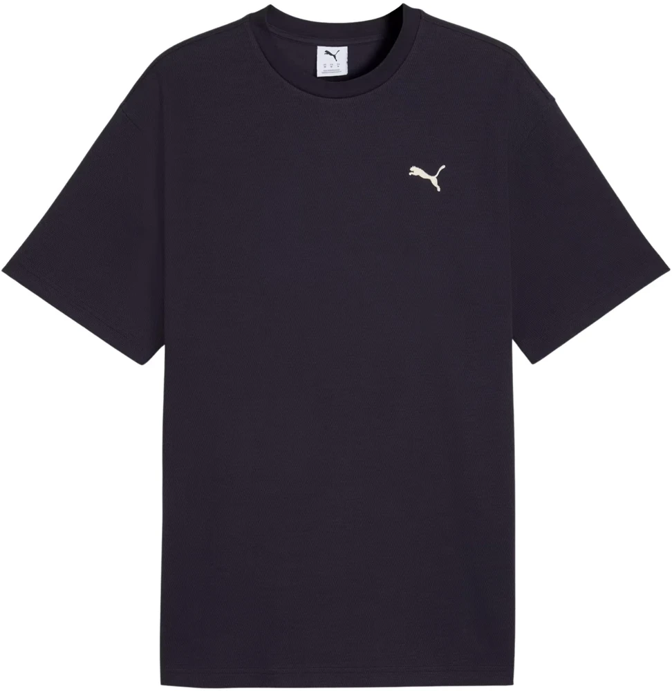 Vyriški marškinėliai Puma ESS Elevated Relaxed Tee tamsiai mėlyna 692018 16 (M)