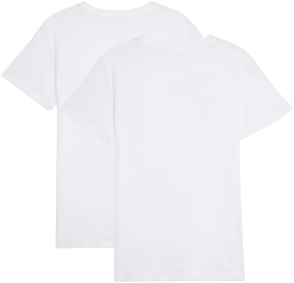 Vyriški marškinėliai Puma Everyday Crew Neck Tee 2 vnt. balta 947245 02 (L)