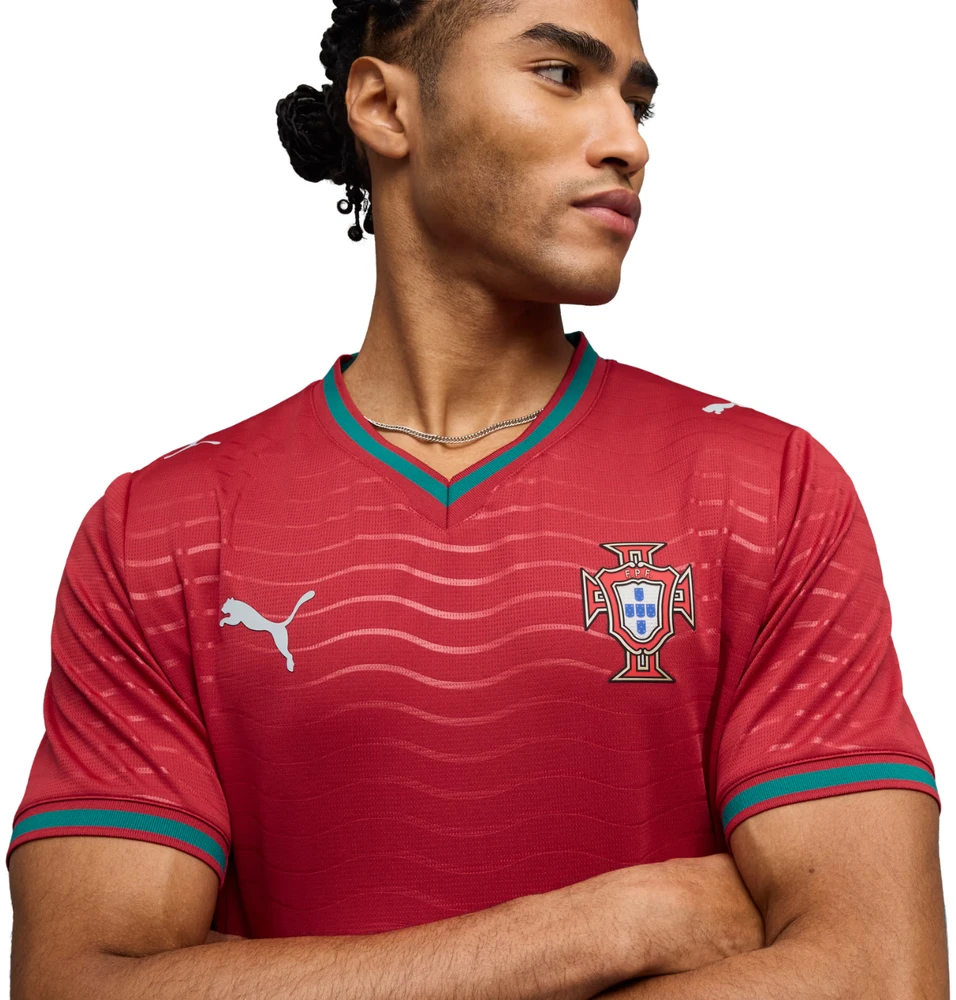 Vyriški marškinėliai Puma FPF Portugal Home Jersey Replica Club raudona 783278 01 (M)