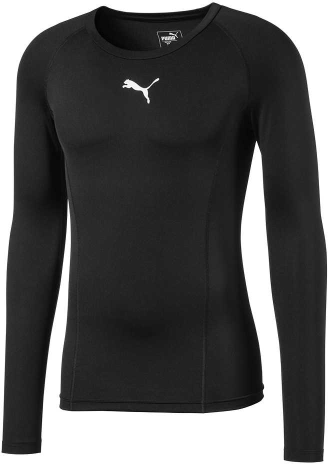 Vyriški marškinėliai Puma Liga Baselayer Tee LS juoda 655920 03 (M)