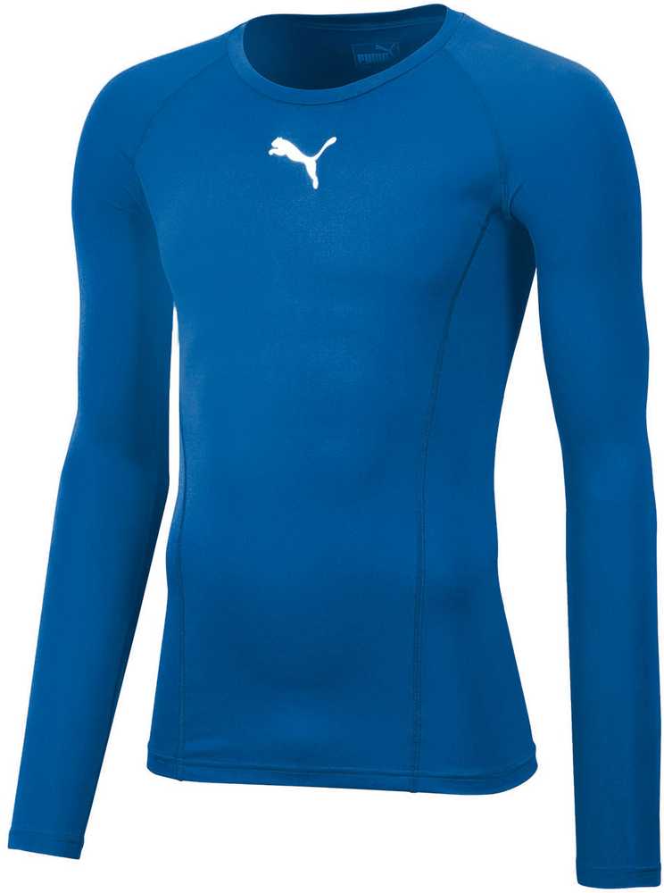Vyriški marškinėliai Puma Liga Baselayer Tee LS mėlyna 655920 02 (XL)