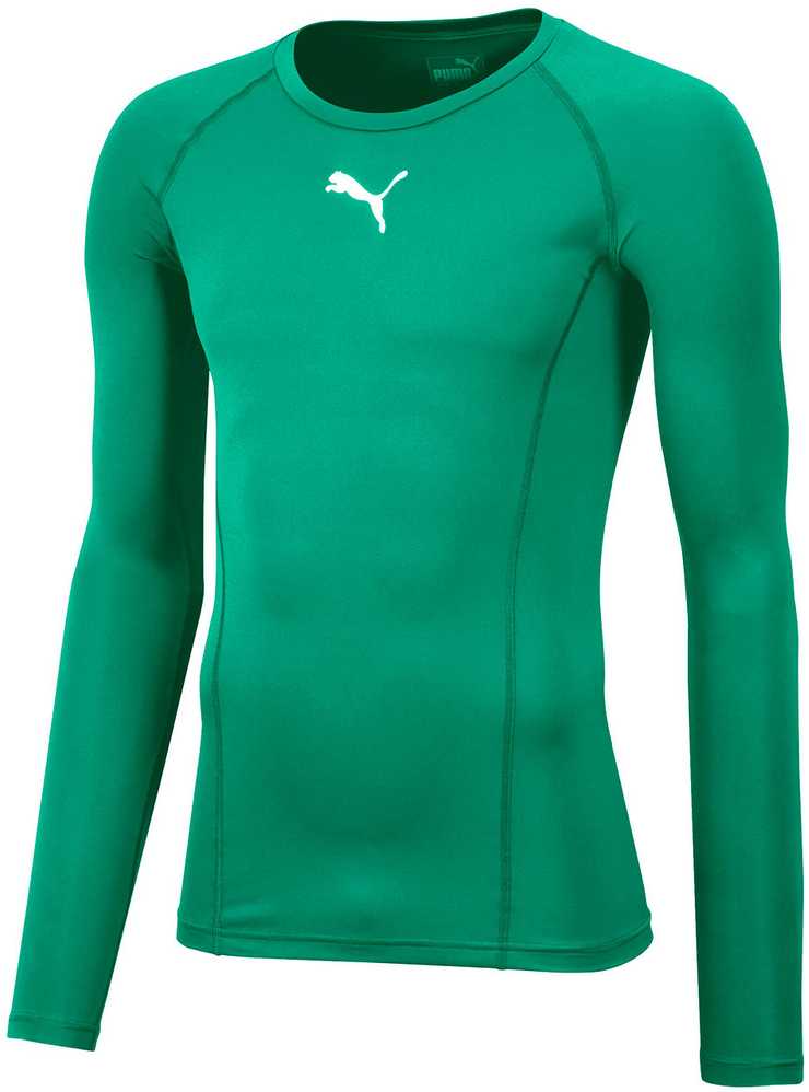 Vyriški marškinėliai Puma Liga Baselayer Tee LS žalia 655920 05 (XL)