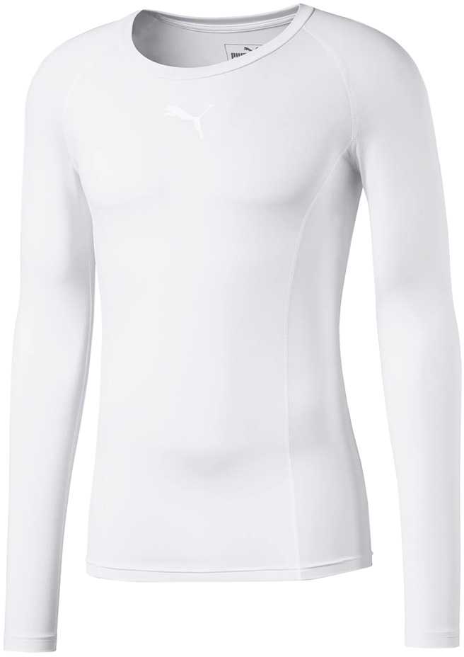 Vyriški marškinėliai Puma LIGA Baselayer Tee LS balta 655920 04 (S)