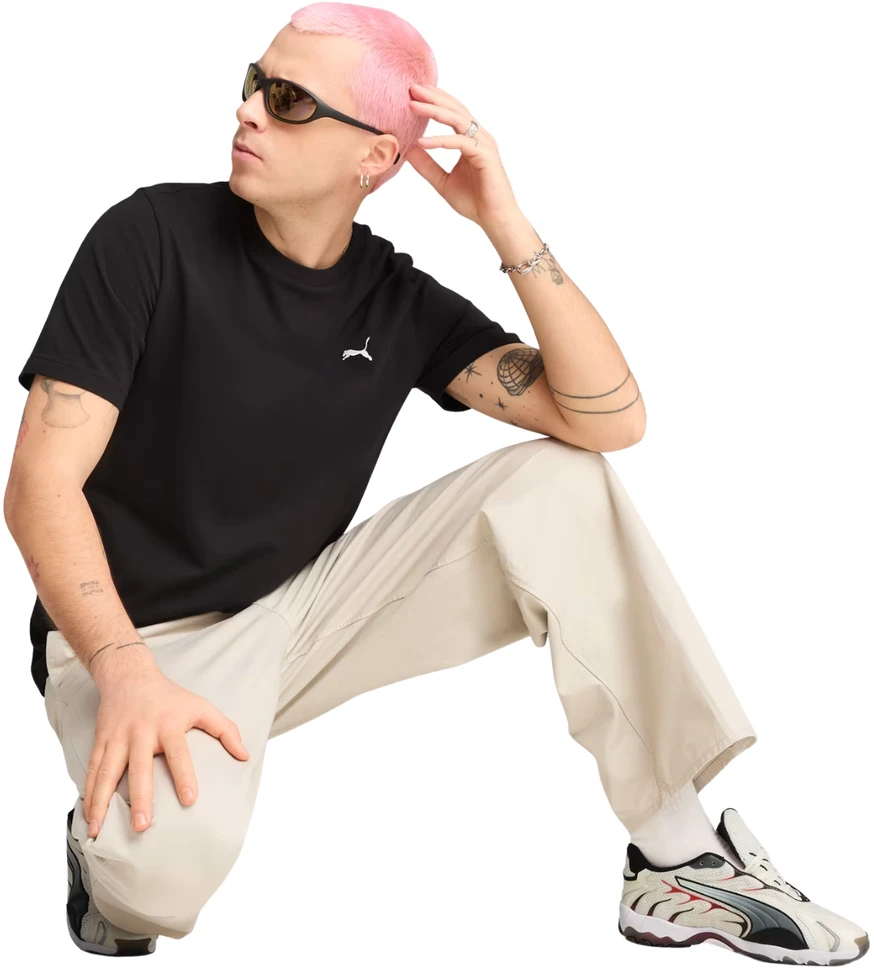 Vyriški marškinėliai Puma Wardrobe Ess Tee juoda 629644 01 (M)