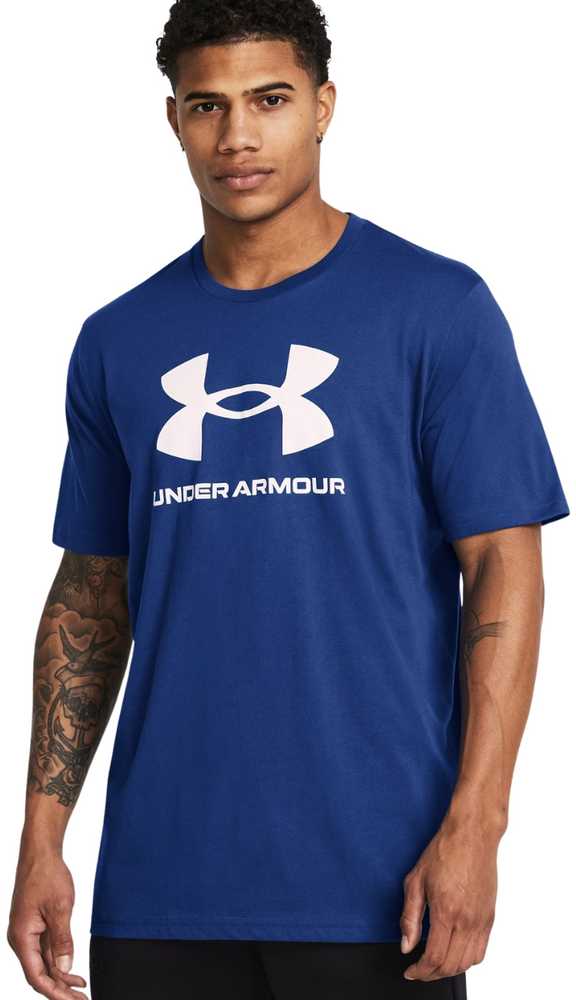 Vyriški marškinėliai Under Armour Sportstyle Logo ciemnoniebieska 1382911 432 (S)