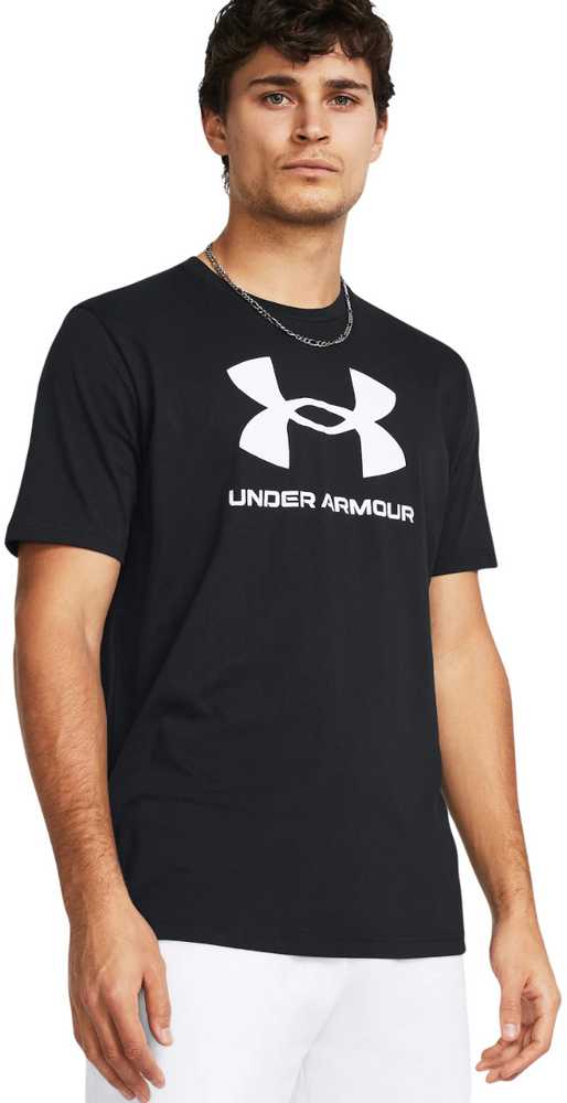 Vyriški marškinėliai Under Armour Sportstyle Logo juoda 1382911 001 (S)